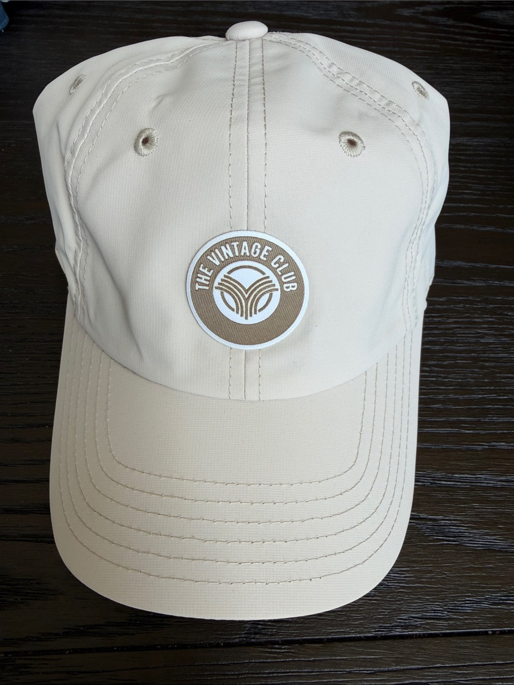 American Needle Cream Vintage Club Baseball Cap